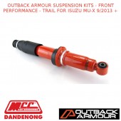 OUTBACK ARMOUR SUSPENSION KITS - FRONT PERFORMANCE -TRAIL FITS ISUZU MU-X 9/13 +